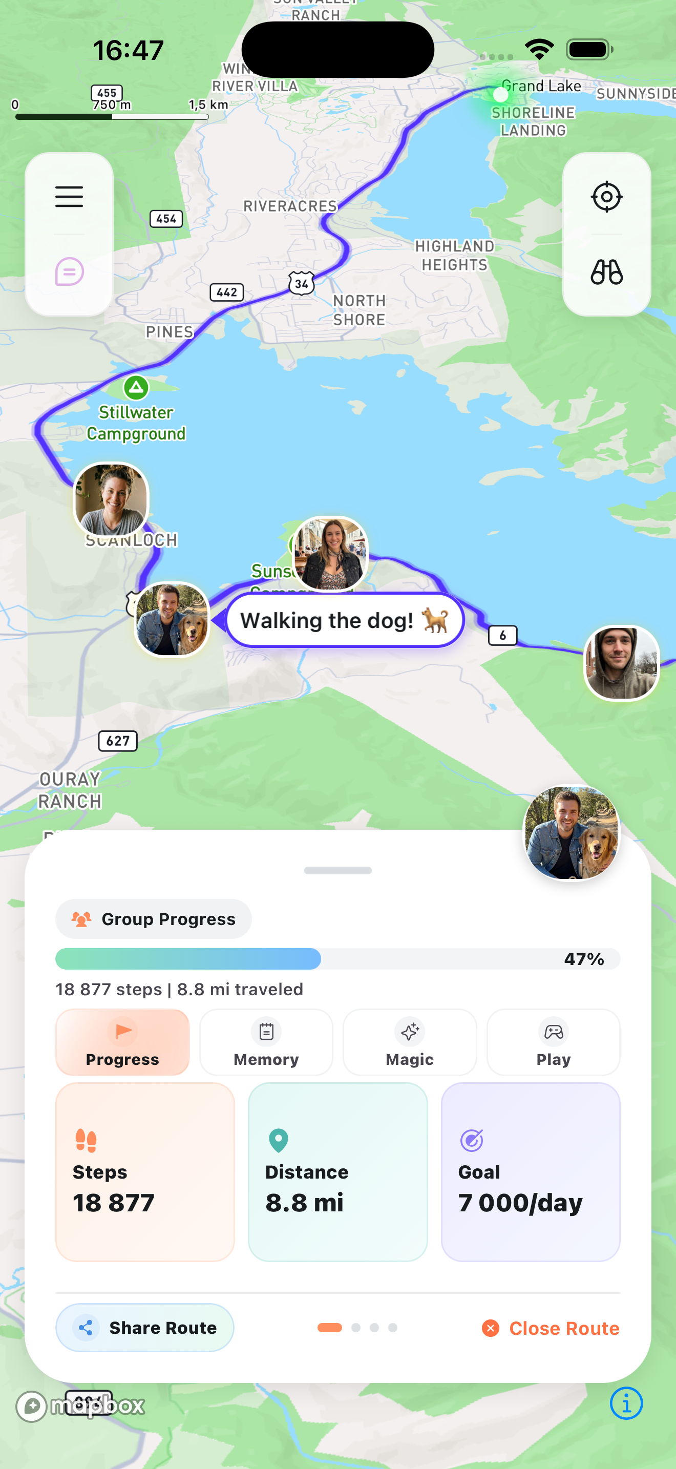 Kanatago app screenshot